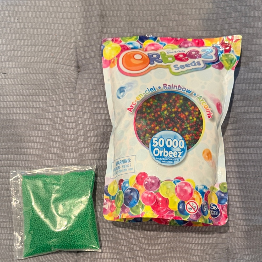 Orbeez Seeds and Green Beads Set
